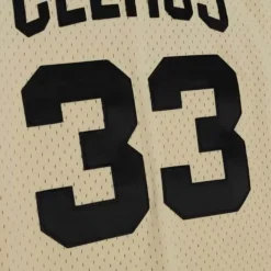 Jerseys Mitchell & Ness -Khaki Black Swingman Larry Bird Boston Celtics 1985-86 Jersey