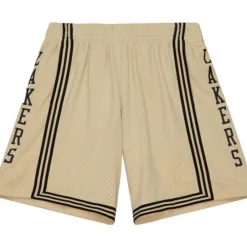 Apparel Mitchell & Ness Shorts-Khaki Black Swingman Los Angeles Lakers 1996-97 Shorts