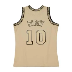 Jerseys Mitchell & Ness -Khaki Black Swingman Mike Bibby Vancouver Grizzlies 1998-99 Jersey