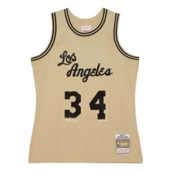 Jerseys Mitchell & Ness -Khaki Black Swingman Shaquille O'Neal Los Angeles Lakers 1996-97 Jersey