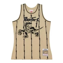 Jerseys Mitchell & Ness -Khaki Black Swingman Tracy Mcgrady Toronto Raptors 1998-99 Jersey