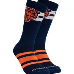 Apparel Mitchell & Ness Accessories-Lateral Crew Socks Chicago Bears