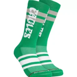 Apparel Mitchell & Ness Accessories-Lateral Crew Socks Philadelphia Eagles