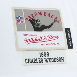 Jerseys Mitchell & Ness -Legacy Charles Woodson Oakland Raiders White 1998 Jersey