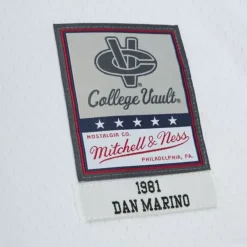 Jerseys Mitchell & Ness -Legacy Dan Marino University Of Pittsburgh White 1981 Jersey