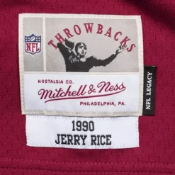 Jerseys Mitchell & Ness -Legacy Jersey San Francisco 49Ers 1990 Jerry Rice