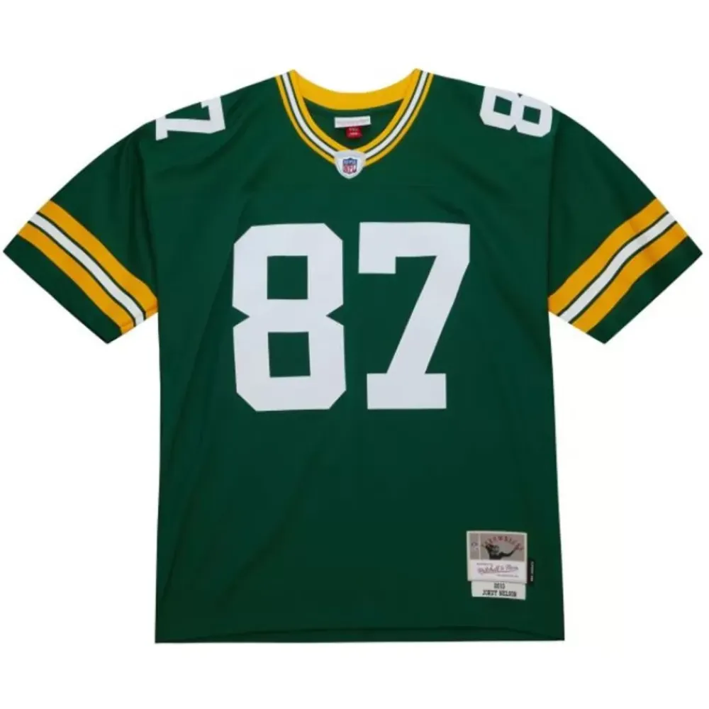 Jerseys Mitchell & Ness -Legacy Jordy Nelson Green Bay Packers Dark 2010 Jersey