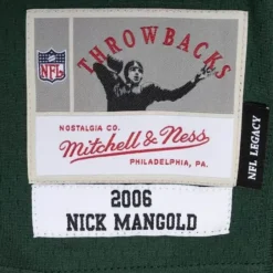 Jerseys Mitchell & Ness -Legacy Nick Mangold New York Jets 2006 Jersey