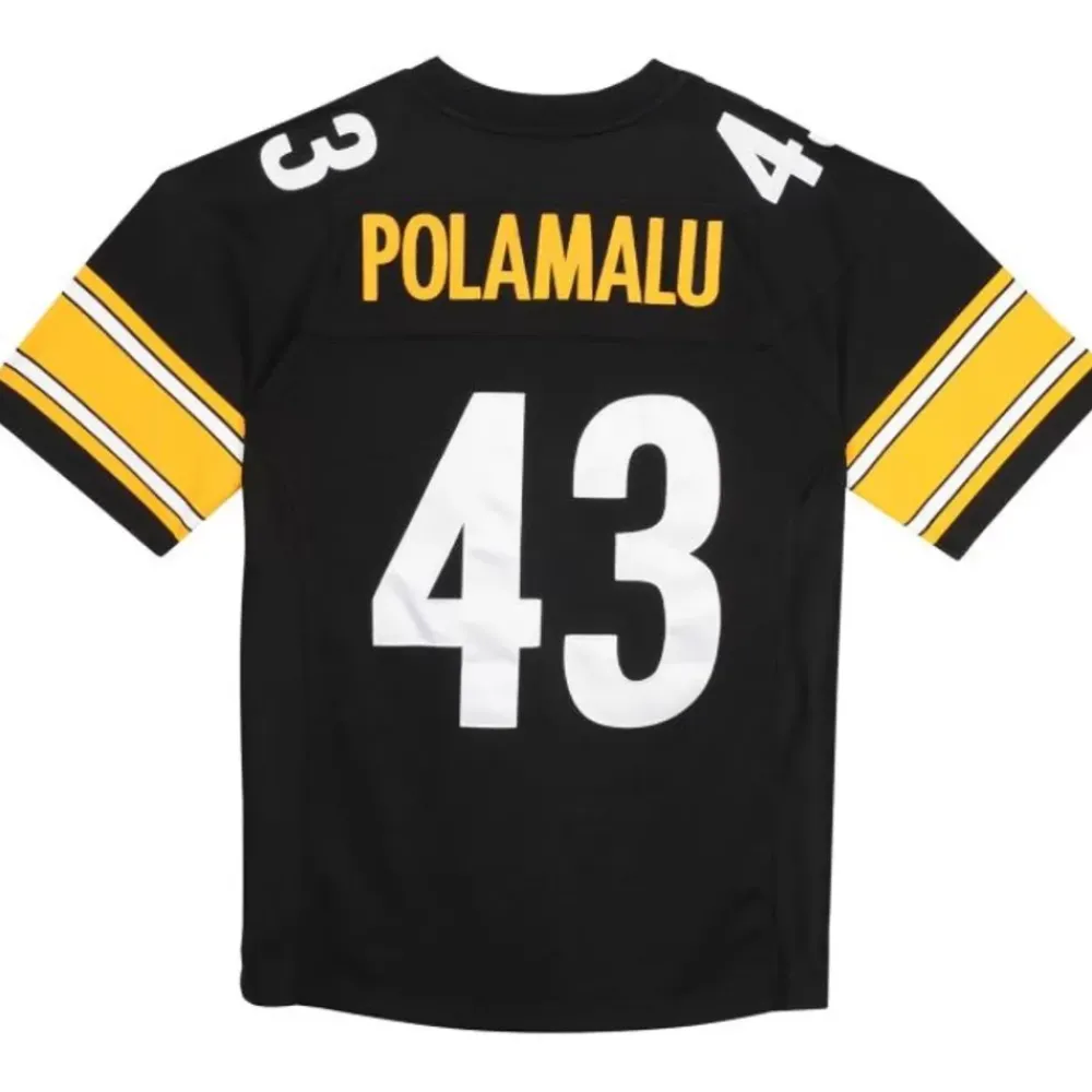 Apparel Mitchell & Ness Infant & Toddler-Legacy Retired Player Troy Polamalu Pittsburgh Steelers Jersey