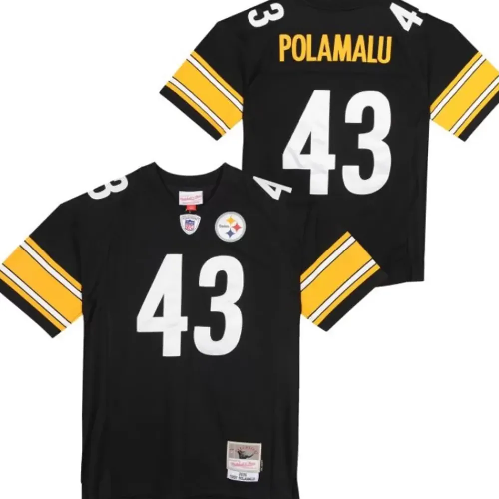 Apparel Mitchell & Ness Infant & Toddler-Legacy Retired Player Troy Polamalu Pittsburgh Steelers Jersey