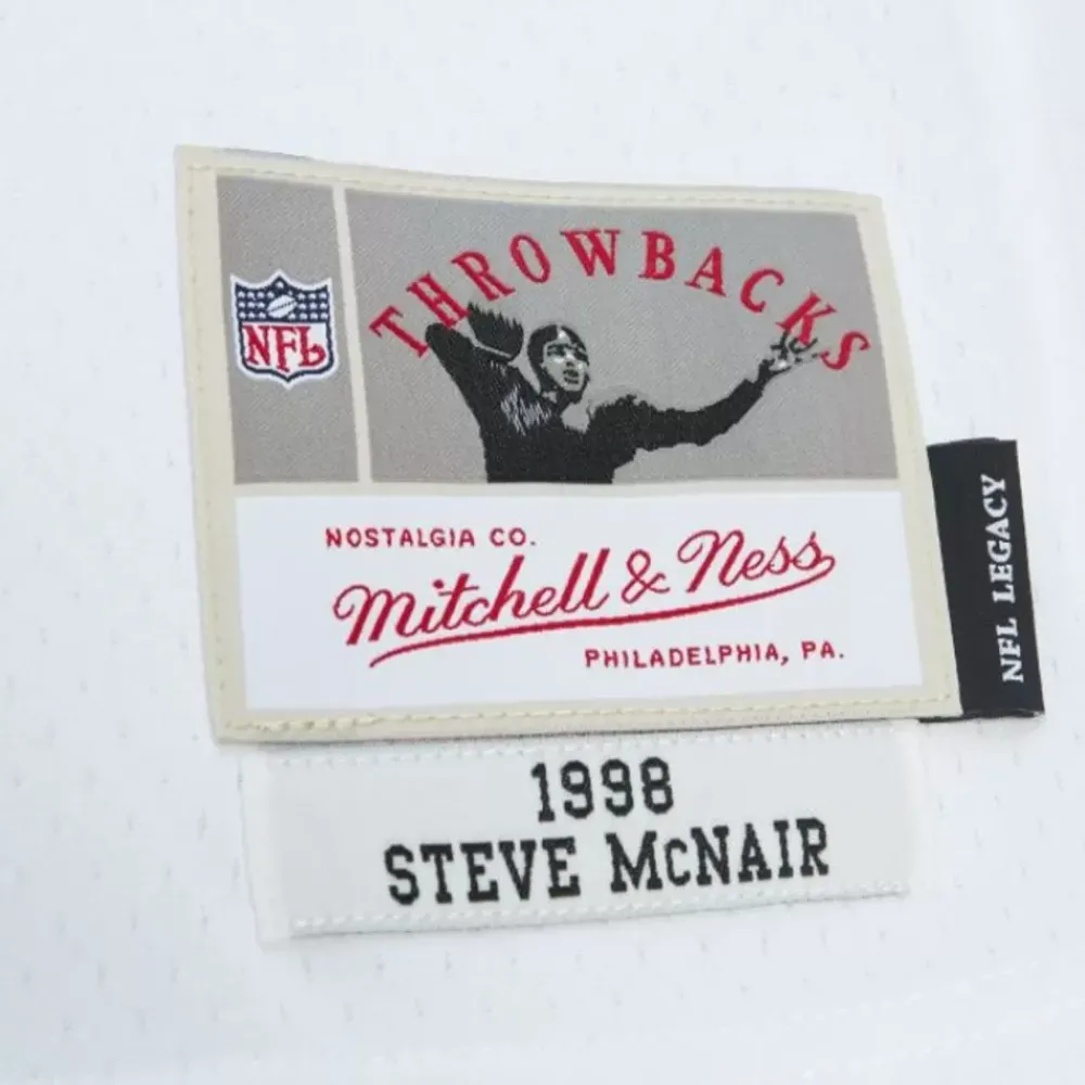 Jerseys Mitchell & Ness -Legacy Steve Mcnair Tennessee Oilers White 1998 Jersey