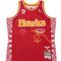 Jerseys Mitchell & Ness -Lil Baby X Br Remix Swingman Atlanta Hawks Jersey
