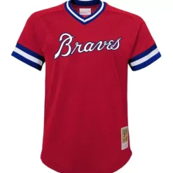 Apparel Mitchell & Ness Big Kids-Mesh Bp Jersey Atlanta Braves 1980 Dale Murphy