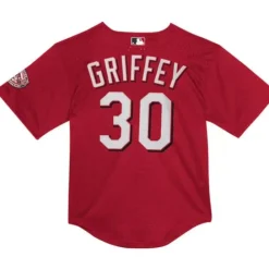 Apparel Mitchell & Ness Big Kids-Mesh Bp Jersey Cincinnati Reds Ken Griffey Jr