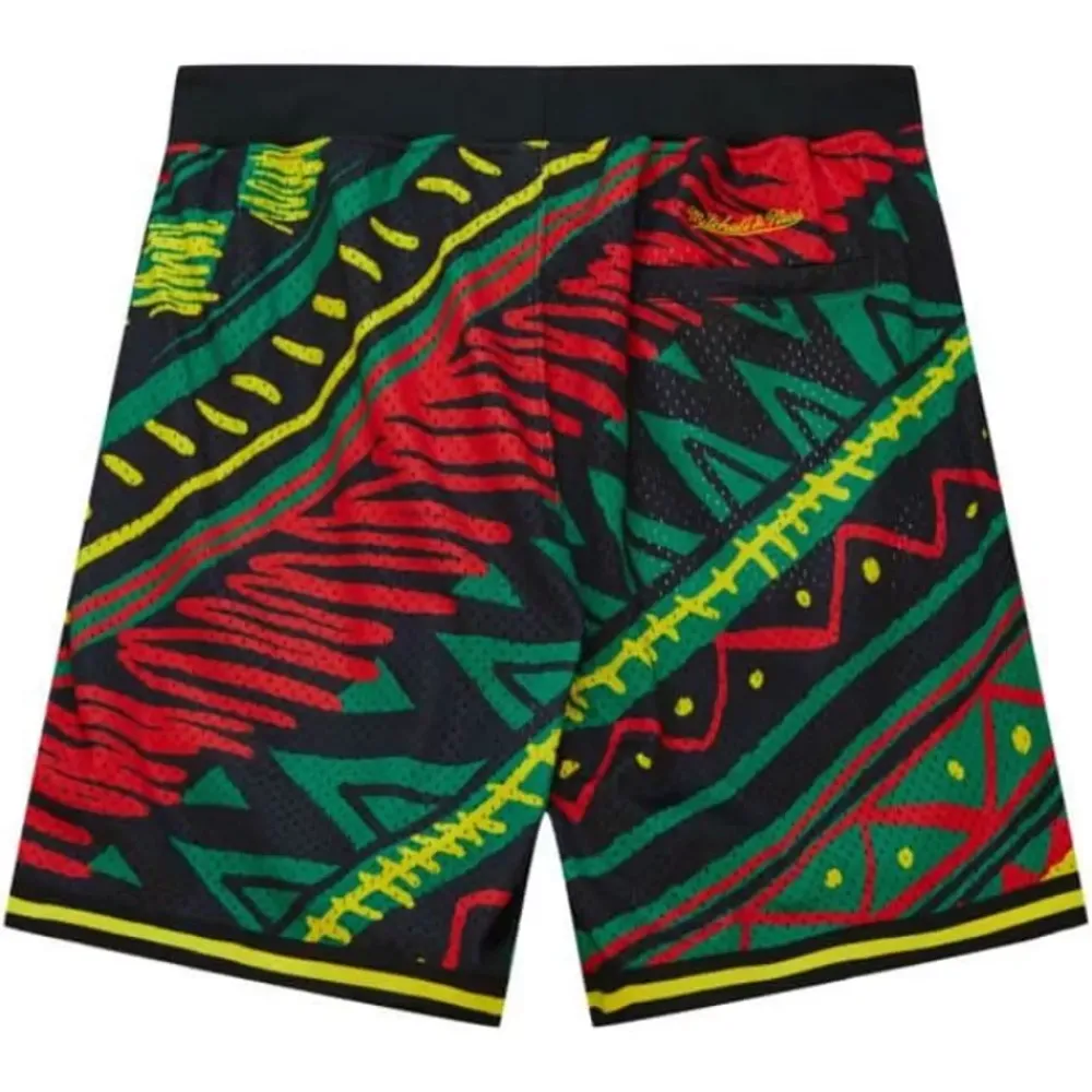 Apparel Mitchell & Ness Shorts- Game Day Pattern Short
