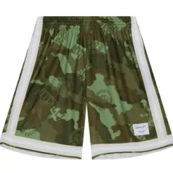 Shorts Mitchell & Ness - Ghost Green Camo Replica Branded Shorts