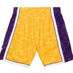 Apparel Mitchell & Ness Shorts-M&N X Bape Los Angeles Lakers Shorts