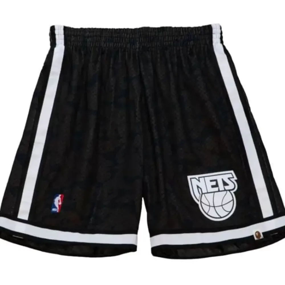 Apparel Mitchell & Ness Shorts-M&N X Bape New Jersey Nets Shorts