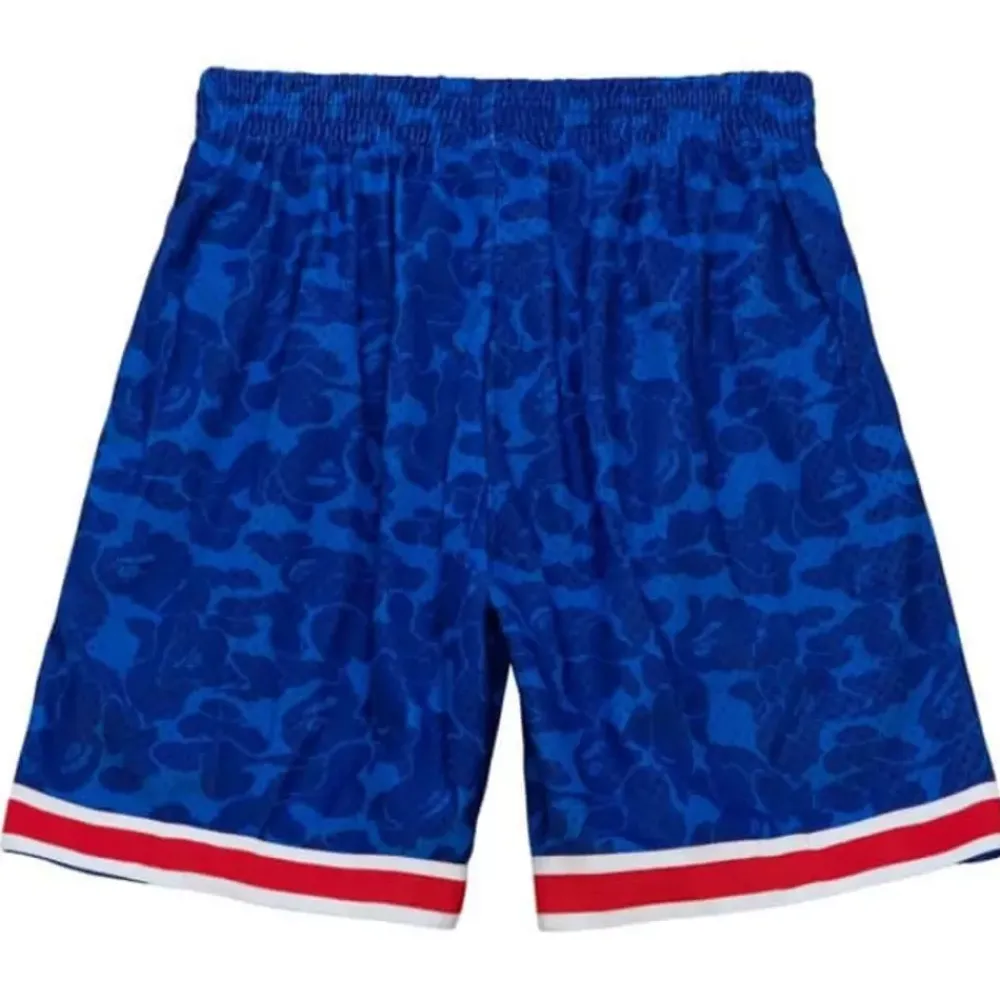 Apparel Mitchell & Ness Shorts-M&N X Bape New Jersey Nets Shorts