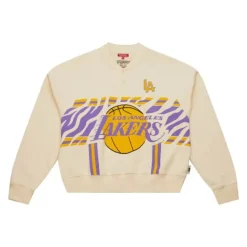 Apparel Mitchell & Ness Hoodies & Sweatshirts-M&N X Melody Ehsani Raglan Pullover Los Angeles Lakers