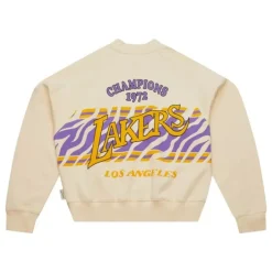 Apparel Mitchell & Ness Hoodies & Sweatshirts-M&N X Melody Ehsani Raglan Pullover Los Angeles Lakers