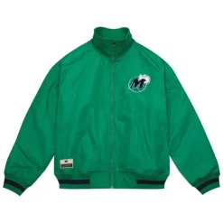 Apparel Mitchell & Ness Jackets & Outerwear-M&N X Melody Ehsani Satin Jacket Dallas Mavericks