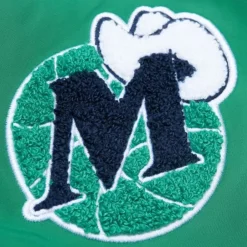 Apparel Mitchell & Ness Jackets & Outerwear-M&N X Melody Ehsani Satin Jacket Dallas Mavericks