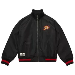 Apparel Mitchell & Ness Jackets & Outerwear-M&N X Melody Ehsani Satin Jacket Philadelphia 76Ers