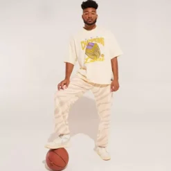 Apparel Mitchell & Ness T-Shirts & Tops-M&N X Melody Ehsani Ss Tee Los Angeles Lakers