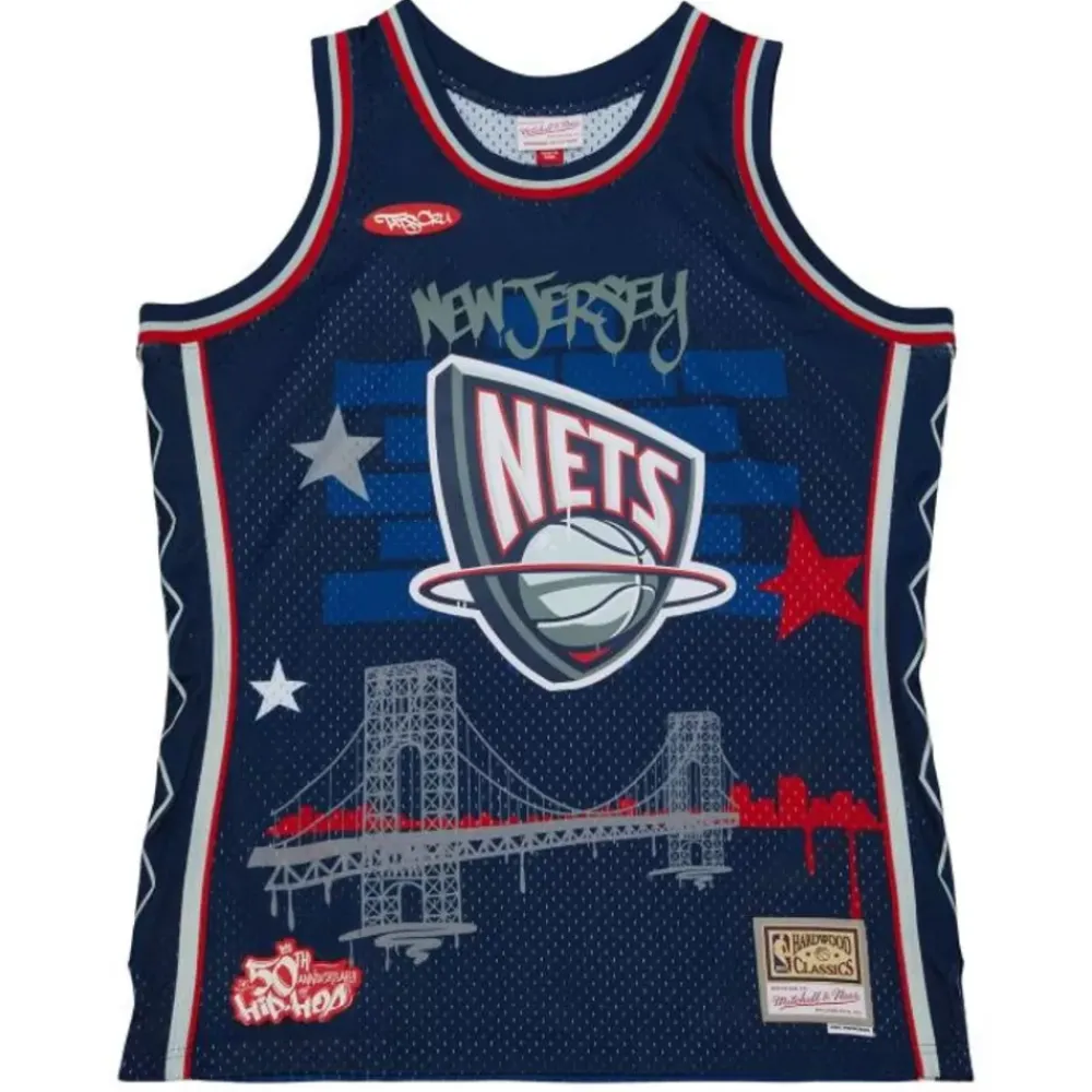 Jerseys Mitchell & Ness -M&N X Nba X Tats Cru Jersey New Jersey Nets