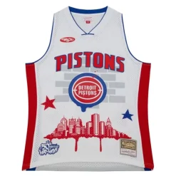 Jerseys Mitchell & Ness -M&N X Nba X Tats Cru Jersey Detroit Pistons