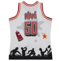 Jerseys Mitchell & Ness -M&N X Nba X Tats Cru Jersey Miami Heat