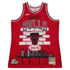 Jerseys Mitchell & Ness -M&N X Nba X Tats Cru Jersey Chicago Bulls