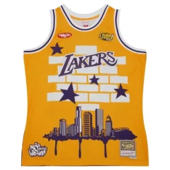 Jerseys Mitchell & Ness -M&N X Nba X Tats Cru Jersey Los Angeles Lakers