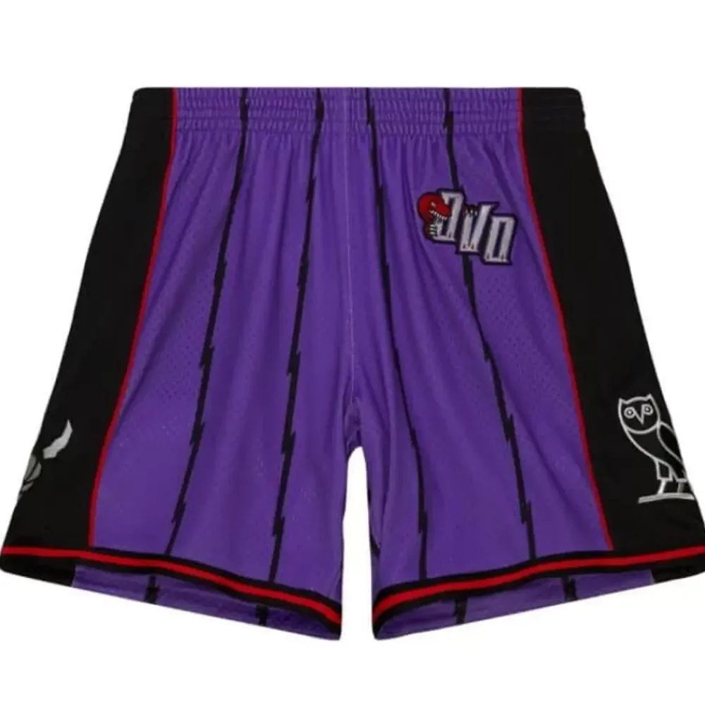 Apparel Mitchell & Ness Shorts-M&N X Ovo Swingman Toronto Raptors Shorts