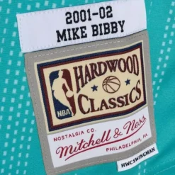 Jerseys Mitchell & Ness -Monochrome Swingman Mike Bibby Vancouver Grizzlies 2000-01 Jersey
