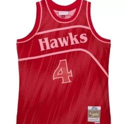 Jerseys Mitchell & Ness -Monochrome Swingman Spud Webb Atlanta Hawks 1986-87 Jersey