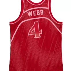 Jerseys Mitchell & Ness -Monochrome Swingman Spud Webb Atlanta Hawks 1986-87 Jersey