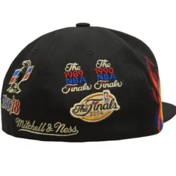 Headwear Mitchell & Ness -My Towns Two|18 World Fitted Hwc Detroit Pistons