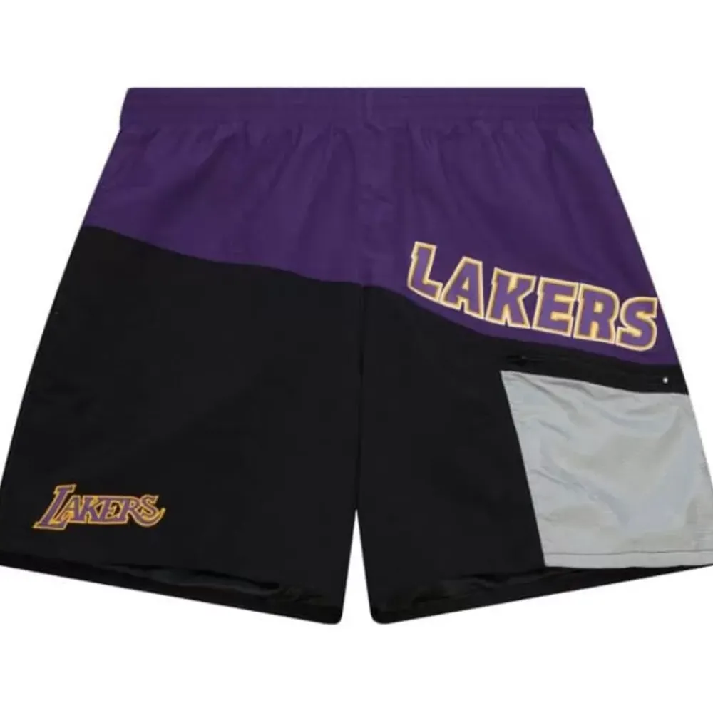 Apparel Mitchell & Ness Shorts-Nylon Utility Shorts Los Angeles Lakers