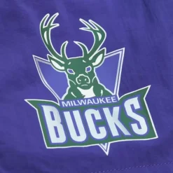 Apparel Mitchell & Ness Shorts-Nylon Utility Shorts Milwaukee Bucks