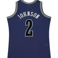 Jerseys Mitchell & Ness -Off Court Chenille Swingman Larry Johnson Charlotte Hornets 1994-95 Jersey