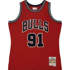 Jerseys Mitchell & Ness -Off Court Chenille Swingman Dennis Rodman Chicago Bulls 1997-98 Jersey