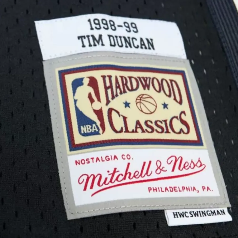 Jerseys Mitchell & Ness -Off Court Chenille Swingman Tim Duncan San Antonio Spurs 1998-99 Jersey