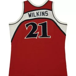 Jerseys Mitchell & Ness -Off Court Chenille Swingman Dominique Wilkins Atlanta Hawks 1986-87 Jersey