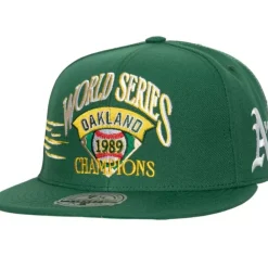 Headwear Mitchell & Ness -Out Of The Park Champions Fitted Coop Oakland Athletics