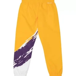 Apparel Mitchell & Ness Pants-Paintbrush Warmup Pant Los Angeles Lakers