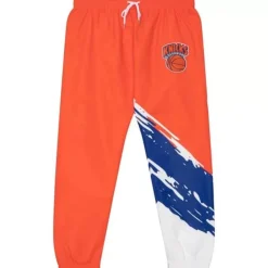 Apparel Mitchell & Ness Pants-Paintbrush Warmup Pant New York Knicks