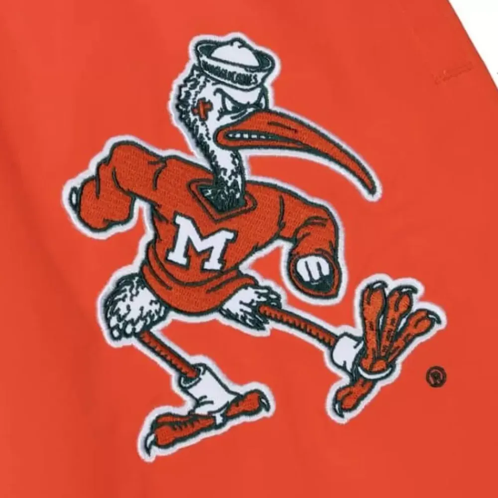 Apparel Mitchell & Ness Pants-Paintbrush Warmup Pant University Of Miami