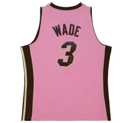 Jerseys Mitchell & Ness -Pink Sugar Bacon Swingman Jersey Miami Heat 2005-06 Dwyane Wade